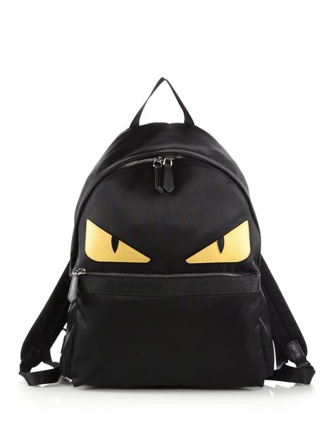 fendi monster face backpack|fendi monster backpack yellow.